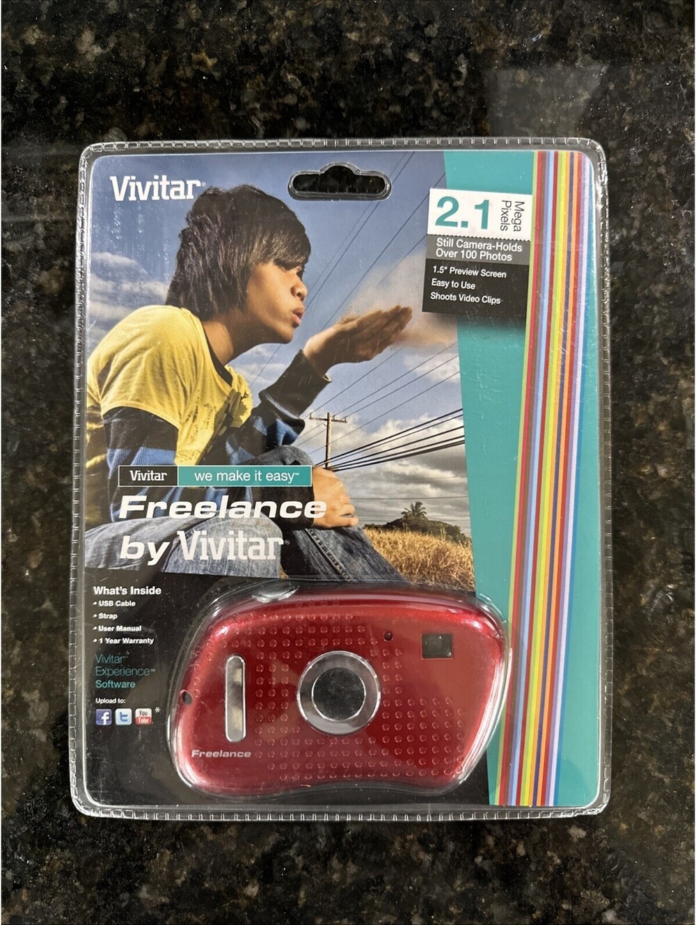 Vivitar ViviCam V15 2.1MP Digital Camera